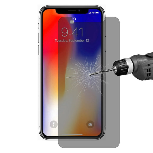 For iPhone XR ENKAY Hat-Prince 0.26mm 9H 2.5D Privacy Anti-glare Tempered Glass Film, For XR