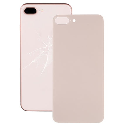 Easy Replacement Big Camera Hole Glass Back Battery Cover with Adhesive for iPhone 8 Plus