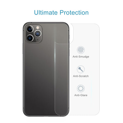 For iPhone 11 Pro 9H 2.5D Half - Screen Transparent Mobile Phone Tempered Glass Film Back Film, For iPhone 11 Pro (1 PC)