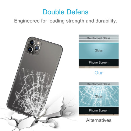 For iPhone 11 Pro 9H 2.5D Half - Screen Transparent Mobile Phone Tempered Glass Film Back Film, For iPhone 11 Pro (1 PC)