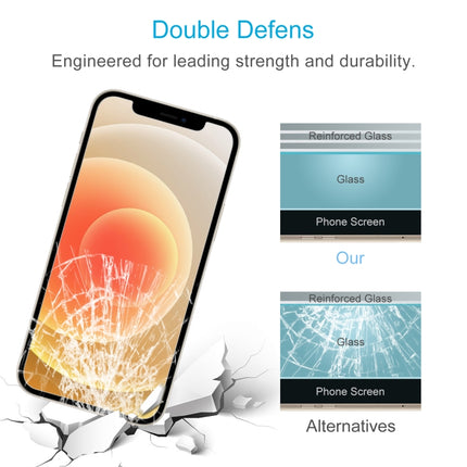For iPhone 12 mini 10pcs 0.26mm 9H 2.5D Tempered Glass Film (Slotted), For iPhone 12 mini