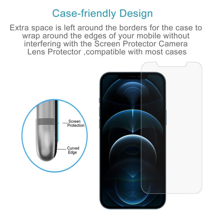 For iPhone 12 Pro Max 0.26mm 9H 2.5D Tempered Glass Film (Slotted), For iPhone 12 Pro Max