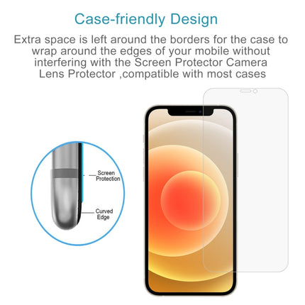For iPhone 12 / 12 Pro 10pcs 0.26mm 9H 2.5D Tempered Glass Film (Open Hole), For iPhone 12 / 12 Pro