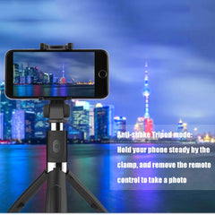 2 in 1 Foldable Bluetooth Shutter Remote Selfie Stick Tripod for iPhone and Android Phones, L01