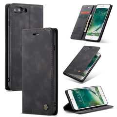 CaseMe-013 - Funda de piel con tapa horizontal multifuncional retro esmerilada para iPhone 7 Plus/8 Plus, con ranura para tarjetas, soporte y billetera, para iPhone 7 Plus/8 Plus