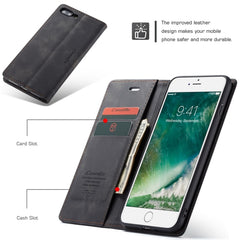 CaseMe-013 Multifunctional Retro Frosted Horizontal Flip Leather Case for iPhone 7 Plus / 8 Plus, with Card Slot & Holder & Wallet, For iPhone 7 Plus / 8 Plus