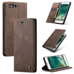 CaseMe-013 Multifunctional Retro Frosted Horizontal Flip Leather Case for iPhone 7 Plus / 8 Plus, with Card Slot & Holder & Wallet, For iPhone 7 Plus / 8 Plus