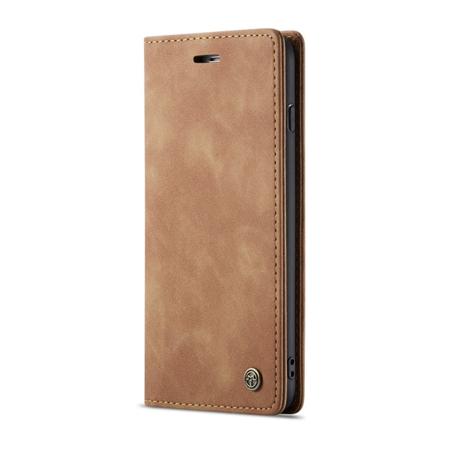 CaseMe-013 - Funda de piel con tapa horizontal multifuncional retro esmerilada para iPhone 7 Plus/8 Plus, con ranura para tarjetas, soporte y billetera, para iPhone 7 Plus/8 Plus