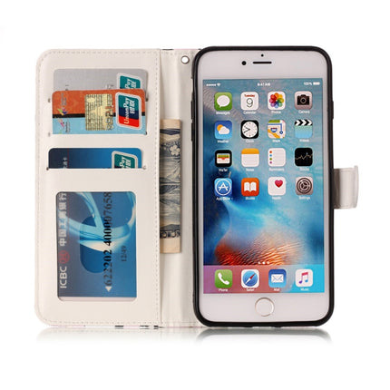 Für iPhone 8 Plus &amp; 7 Plus geprägte horizontale Klapp-Lederhülle mit Halter &amp; Kartenfächern &amp; Geldbörse &amp; Bilderrahmen, für iPhone 8 Plus &amp; 7 Plus, für 8P &amp; 7P