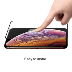 For iPhone 11 Pro Max / XS Max ENKAY Hat-Prince 0.26mm 9H 6D Curved Full Screen Tempered Glass Film, For XS Max (6D)