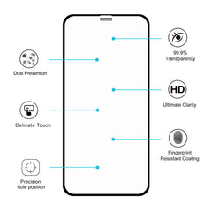 For iPhone 11 Pro Max / XS Max ENKAY Hat-prince Full Glue 0.26mm 9H 2.5D Tempered Glass Film, For XS Max