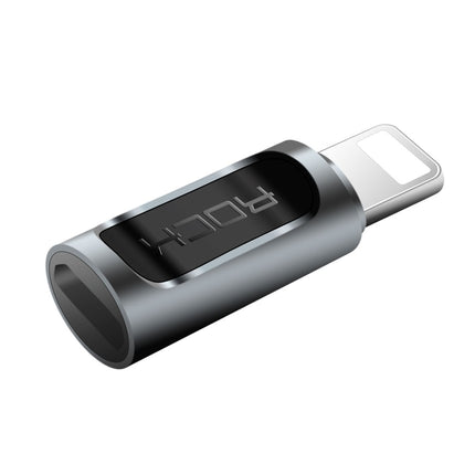 ROCK 2.1A Tragbarer USB-C/Typ-C auf 8-poligen Audiokonverter-Kopfhöreradapter