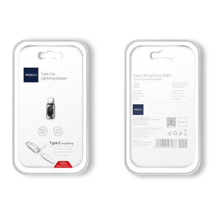 ROCK 2.1A Tragbarer USB-C/Typ-C auf 8-poligen Audiokonverter-Kopfhöreradapter