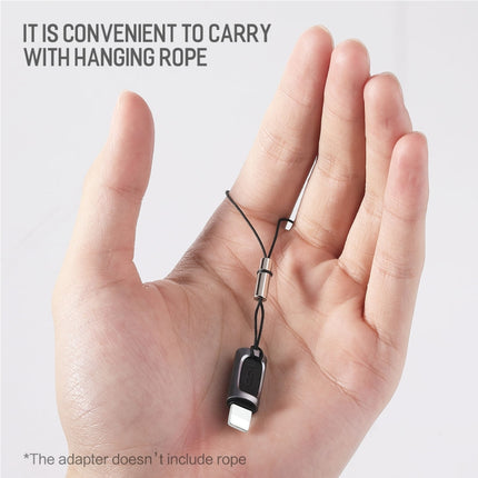 ROCK 2.1A Tragbarer USB-C/Typ-C auf 8-poligen Audiokonverter-Kopfhöreradapter