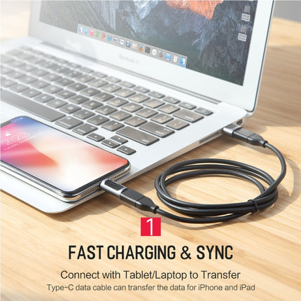 ROCK 2.1A Tragbarer USB-C/Typ-C auf 8-poligen Audiokonverter-Kopfhöreradapter