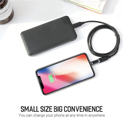 ROCK 2.1A Tragbarer USB-C/Typ-C auf 8-poligen Audiokonverter-Kopfhöreradapter