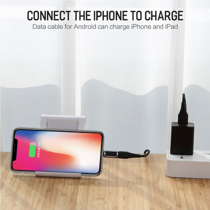 ROCK 2.1A Tragbarer USB-C/Typ-C auf 8-poligen Audiokonverter-Kopfhöreradapter