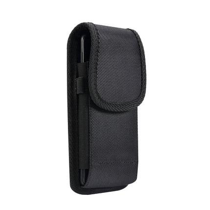 5.2 inch Universal Vertical Nylon Fabric Waist Bag  for Galaxy S10e, Huawei P30 & Honor 8