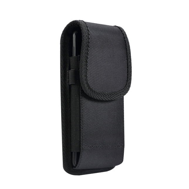 5.2 inch Universal Vertical Nylon Fabric Waist Bag  for Galaxy S10e, Huawei P30 & Honor 8