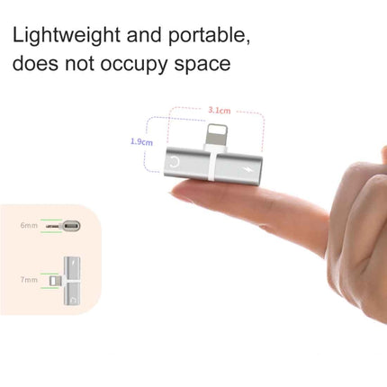 2 in 1 8 Pin 5V 1A Hören Anruf Audio Konverter Kopfhörer Adapter, IP8P3681B, IP8P3681S
