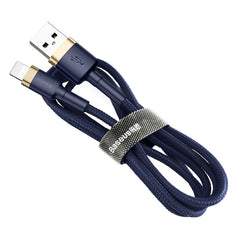 Baseus 2.4A 1m USB to 8 Pin High Density Nylon Weave USB Cable for iPhone, iPad