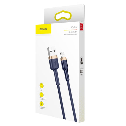 Baseus 2.4A 1m USB to 8 Pin High Density Nylon Weave USB Cable for iPhone, iPad
