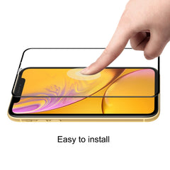 For iPhone XR ENKAY Hat-Prince 0.26mm 9H 6D Curved Full Screen Tempered Glass Film, For XR (6D)