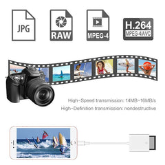 8 Pin to SD Card Camera Reader Adapter