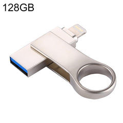 RQW-10D 2 in 1 USB 2.0 & 8 Pin 128GB Flash Drive, RQW-10D