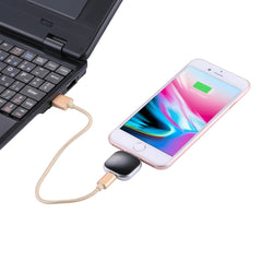 Unidad de disco flash multifuncional de 8 pines y 64 GB RQW-18S con cable USB/micro USB a micro USB, RQW-18S, color negro