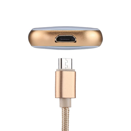 RQW-18S 8 Pin 128GB Multi-functional Flash Disk Drive with USB / Micro USB to Micro USB Cable, RQW-18S Gold