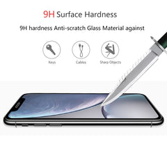 For iPhone XR 2pcs ENKAY Hat-Prince 0.26mm 9H 2.5D Tempered Glass Film, For XR (2 PCS)