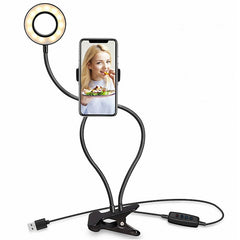 With 3-Light Mode, 10-Level Brightness LED Desk Lamp, Compatible with iPhone / Android,  for Live Stream, KTV, Live Broadcast, Live Show, etc