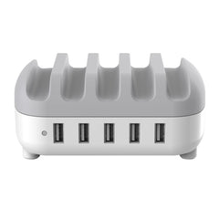 ORICO DUK-5P 40W 5 USB Ports Smart Charging Station with Phone & Tablet Stand