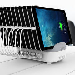 ORICO DUK-10P 120W 10 USB Ports Smart Charging Station with Phone & Tablet Stand, EU Plug, EU Plug(Black), EU Plug(White), US Plug(White), US Plug(Black), UK Plug(White), UK Plug(Black), AU Plug(White), AU Plug(Black)