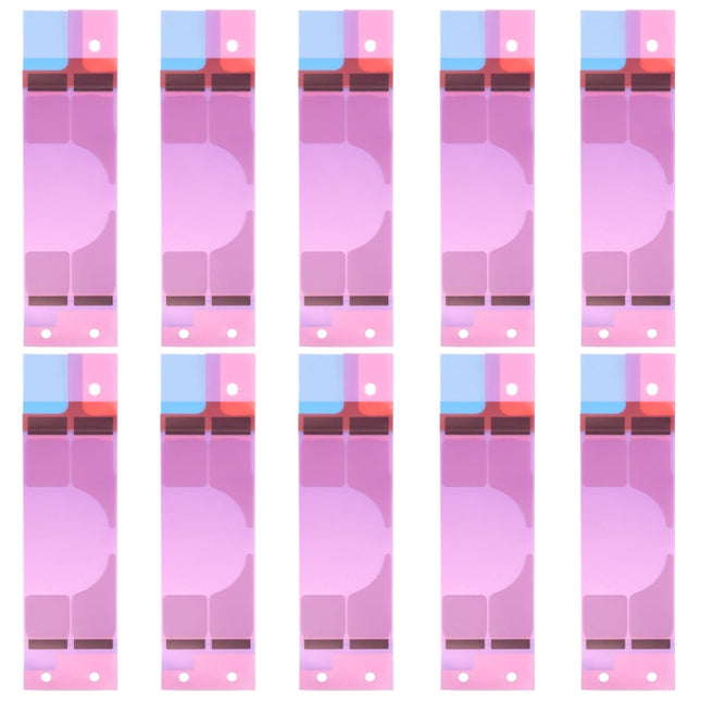 10 PCS for iPhone 8 Plus Battery Adhesive Tape Stickers, For iPhone 8 Plus