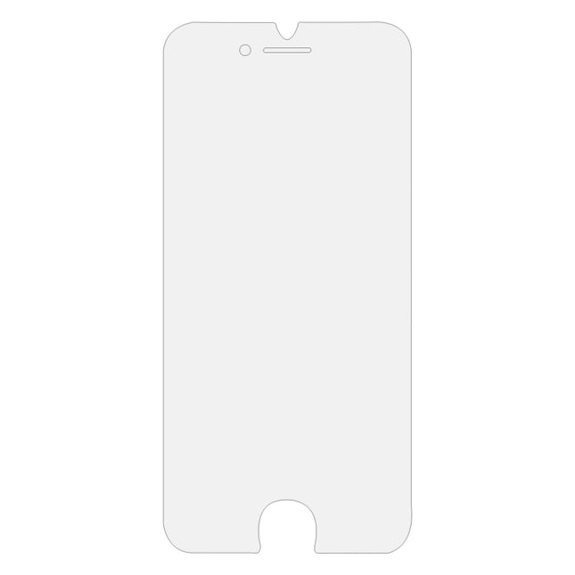 Para iPhone SE 2022 / SE 2020 50 piezas de película de vidrio templado con borde de arco grande, 50 piezas