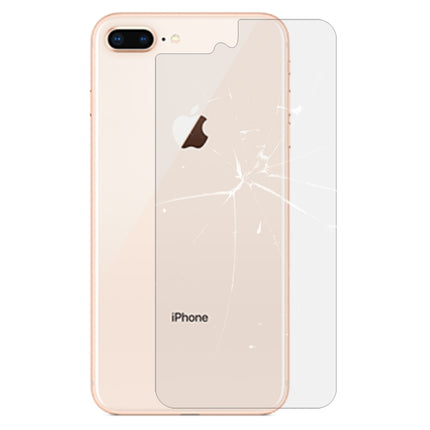 For IPhone 8 Plus & 7 Plus rear membrane 0.3mm 9H hardness 2.5d arc frontier defense explodes high-quality tempered rear membrane, For 8P & 7P