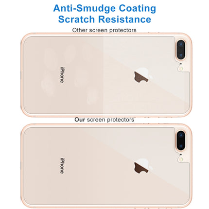 For IPhone 8 Plus & 7 Plus rear membrane 0.3mm 9H hardness 2.5d arc frontier defense explodes high-quality tempered rear membrane, For 8P & 7P