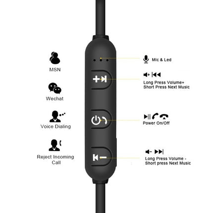 Auriculares inalámbricos intrauditivos magnéticos XT11 con Bluetooth V4.2, XT11 (dorado), XT11 (azul), XT11 (deslustrado), XT11 (plateado)