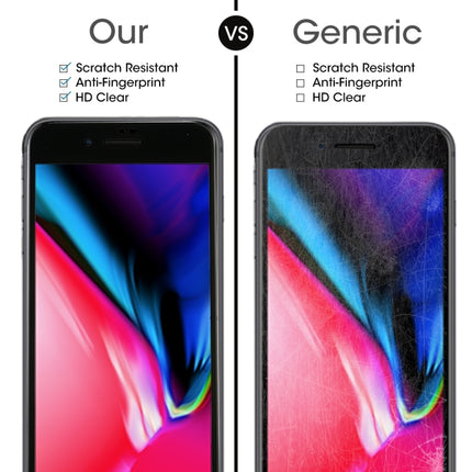 For iPhone 8 Plus & 7 Plus 0.3mm 9H Surface Hardness 5D Curved Full Screen Tempered Glass Screen Protector, For iPhone 8P & 7P(1 PC)