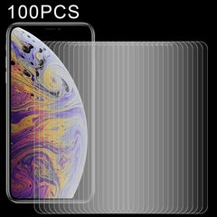 For iPhone XS Max 100pcs 9H 2.5D Tempered Glass Film, For iPhone XS Max(100pcs)