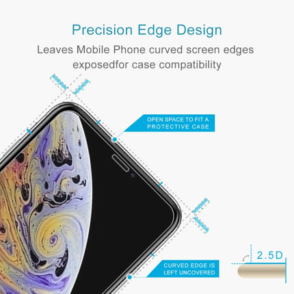 For iPhone XS Max / 11 Pro Max 9H 2.5D Tempered Glass Film, For iPhone XS Max(1pc)