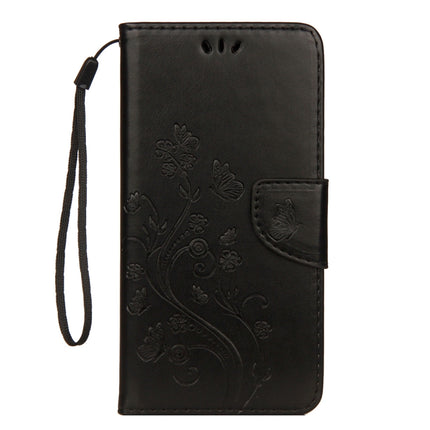For iPhone XR Embossed Butterfly Pattern Horizontal Flip Leather Case with Card Slot & Holder & Wallet & Lanyard, For XR