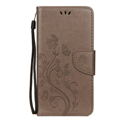 For iPhone XR Embossed Butterfly Pattern Horizontal Flip Leather Case with Card Slot & Holder & Wallet & Lanyard, For XR