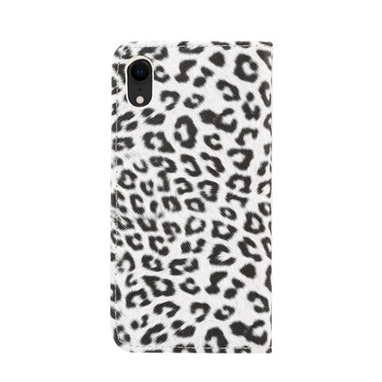 For iPhone XR Leopard Pattern Horizontal Flip Leather Case with Holder & Card Slots, For XR