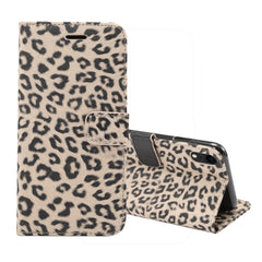 Für iPhone XR Leopardenmuster Horizontal Flip Ledertasche mit Halter &amp; Kartenfächern, Für XR