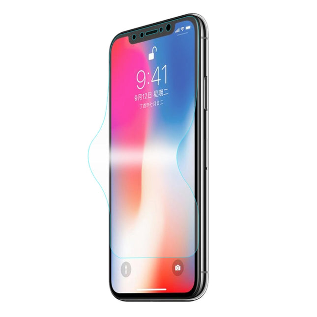 ENKAY Hat-Prince 0,1 mm 3D-Vollbildschutz Explosionsgeschützter Hydrogelfilm für iPhone XS, TPU+TPE+PET-Material, iPhone XS