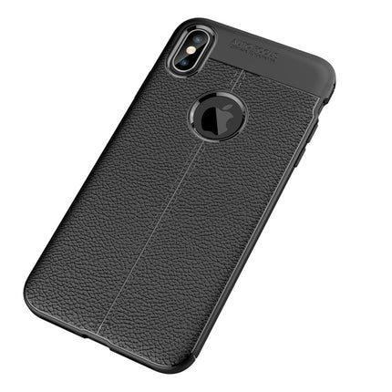 Funda de TPU con textura de lichi para iPhone XS Max, para XS Max