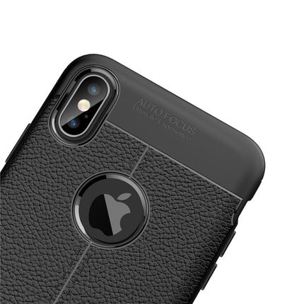 Funda de TPU con textura de lichi para iPhone XS Max, para XS Max